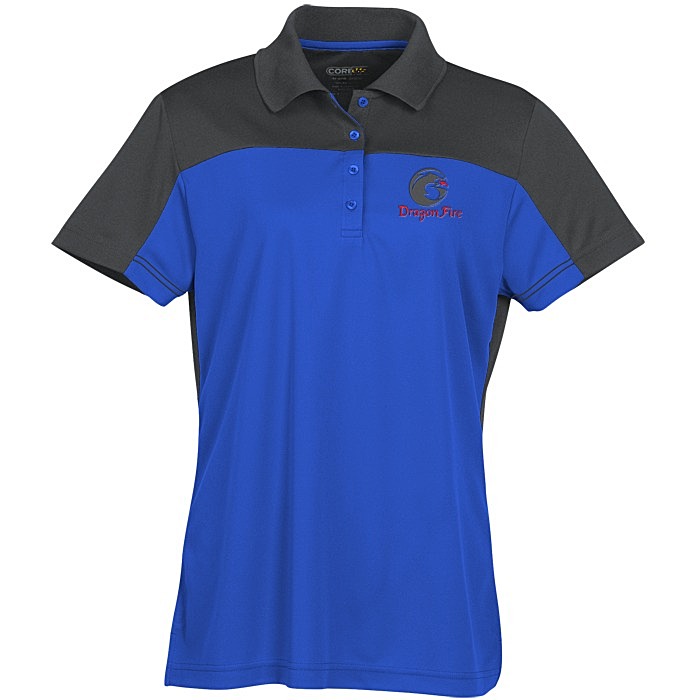 Custom Balance Colourblock Performance Polo - Ladies'