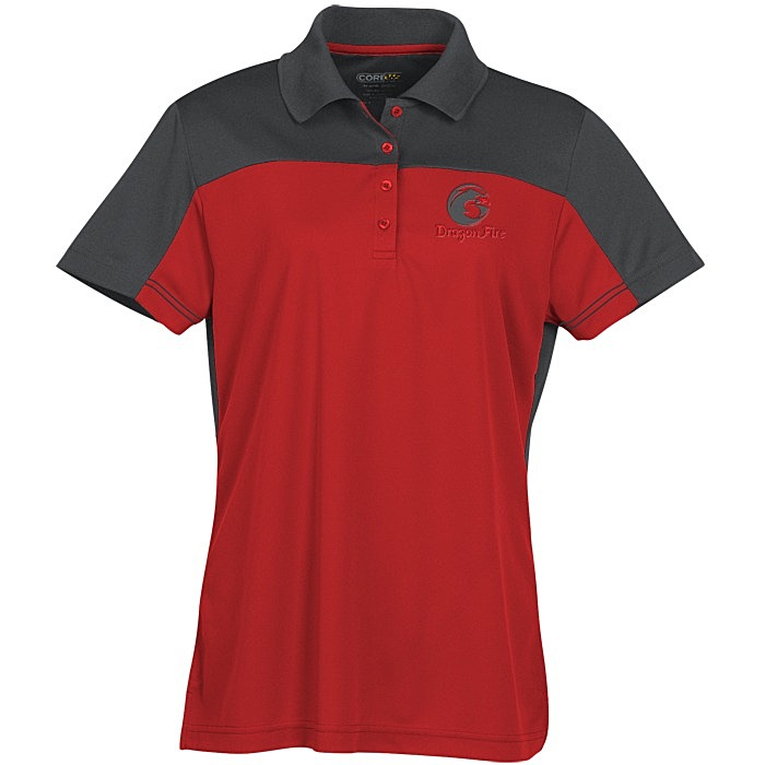 Custom Balance Colourblock Performance Polo - Ladies'