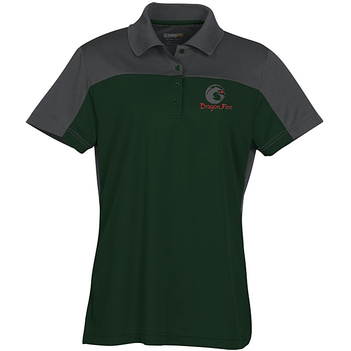 Custom Balance Colourblock Performance Polo - Ladies'