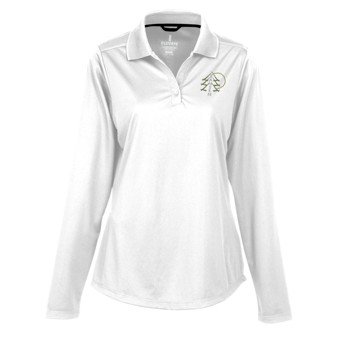 Custom Dade Textured Performance LS Polo - Ladies'