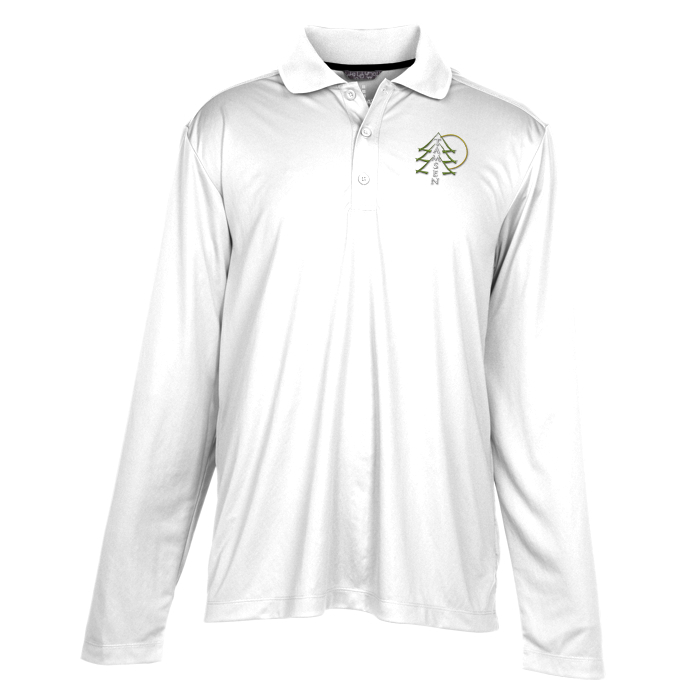 Custom Dade Textured Performance LS Polo - Men's