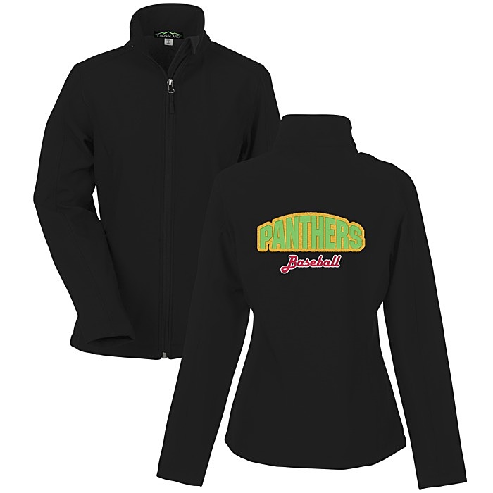 Custom Crossland Soft Shell Jacket - Ladies' - Applique Twill