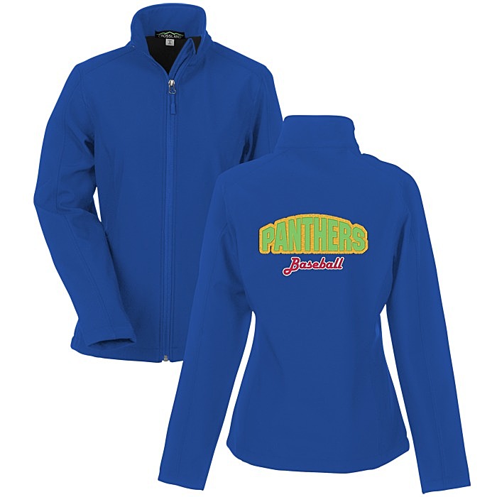 Custom Crossland Soft Shell Jacket - Ladies' - Applique Twill