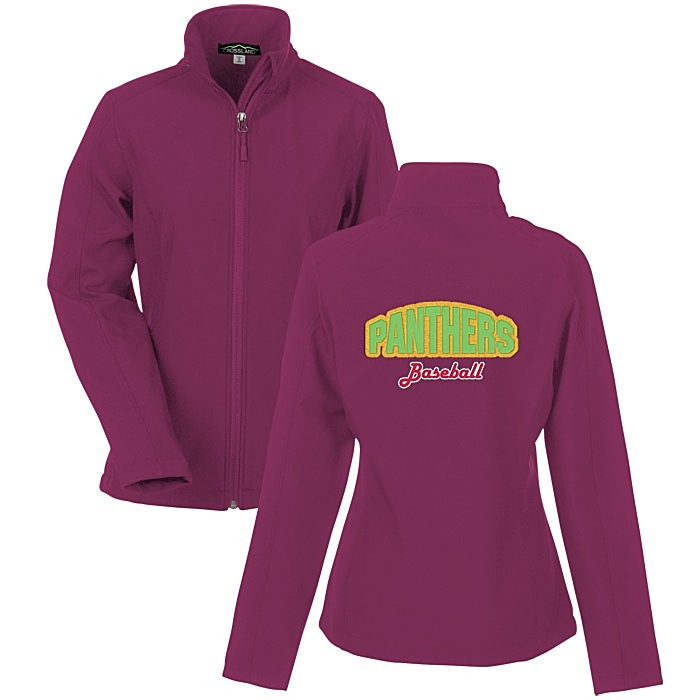 Custom Crossland Soft Shell Jacket - Ladies' - Applique Twill