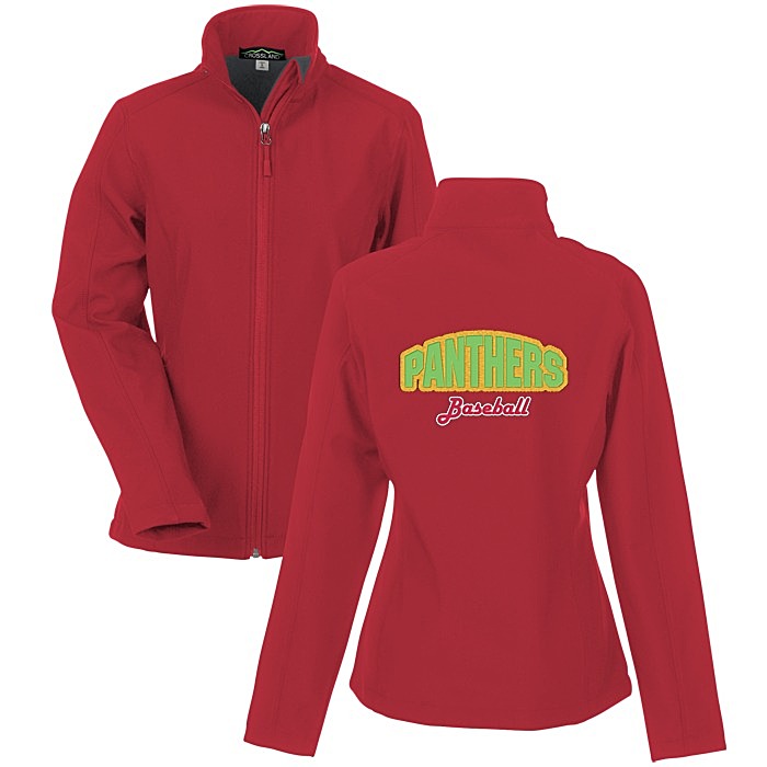Custom Crossland Soft Shell Jacket - Ladies' - Applique Twill