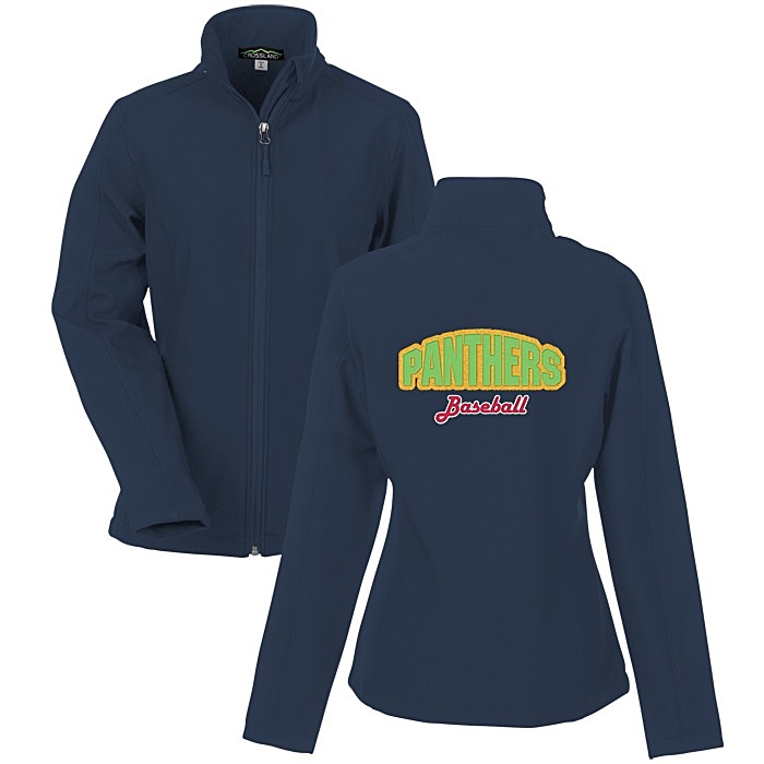 Custom Crossland Soft Shell Jacket - Ladies' - Applique Twill