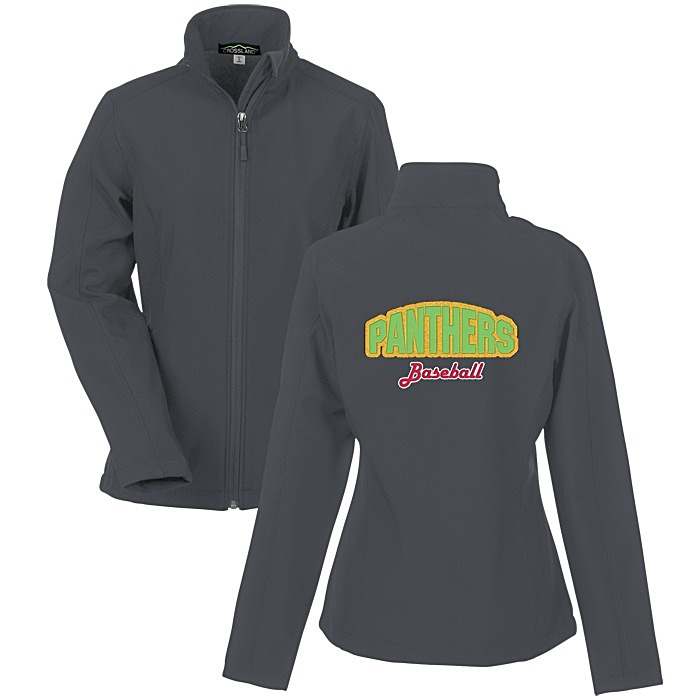 Custom Crossland Soft Shell Jacket - Ladies' - Applique Twill