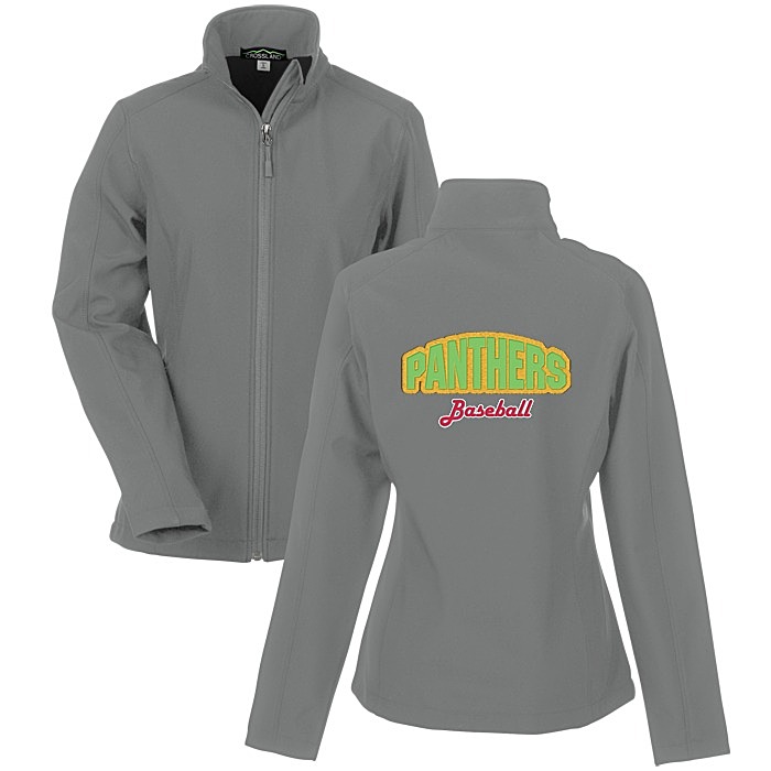 Custom Crossland Soft Shell Jacket - Ladies' - Applique Twill