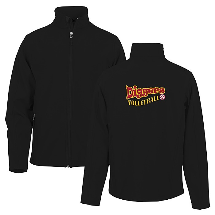 Custom Crossland Soft Shell Jacket - Men's - Back Embroidered