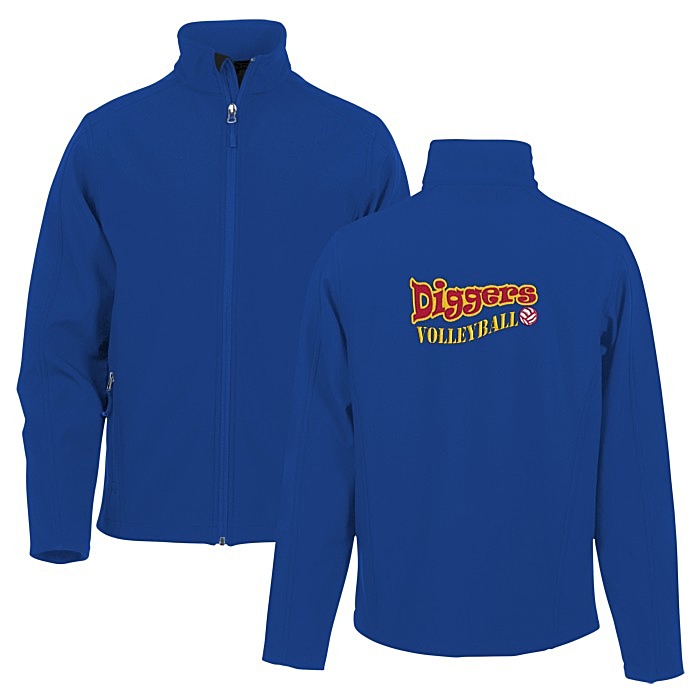 Custom Crossland Soft Shell Jacket - Men's - Back Embroidered