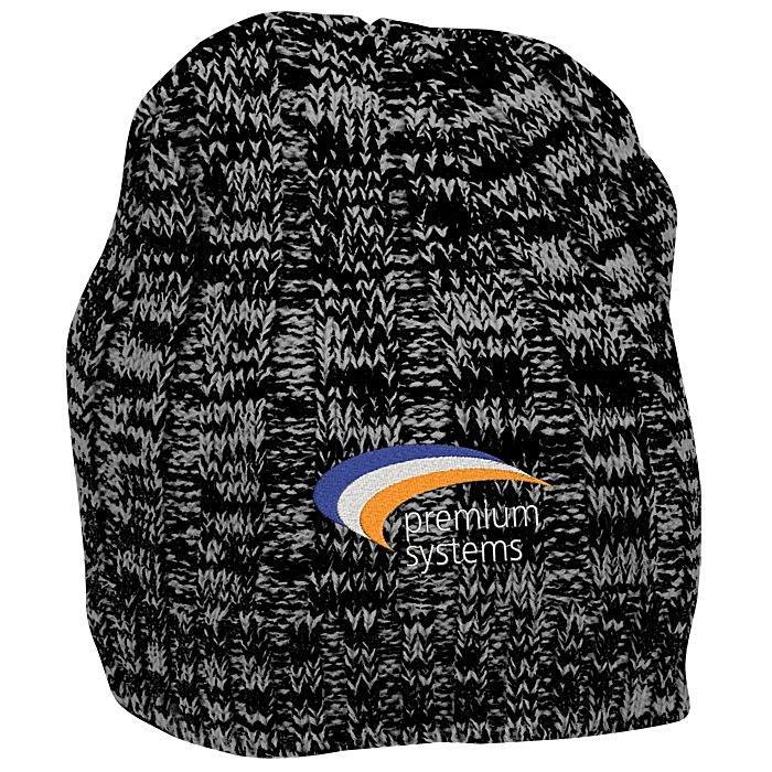 Custom Heathered Yarn Beanie