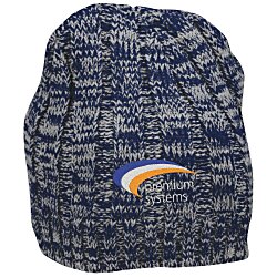 Custom Heathered Yarn Beanie