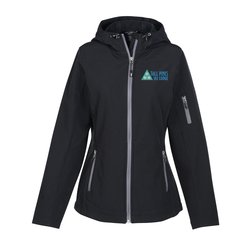 Custom Coal Harbour Essential Hooded Soft Shell Jacket - Ladies'