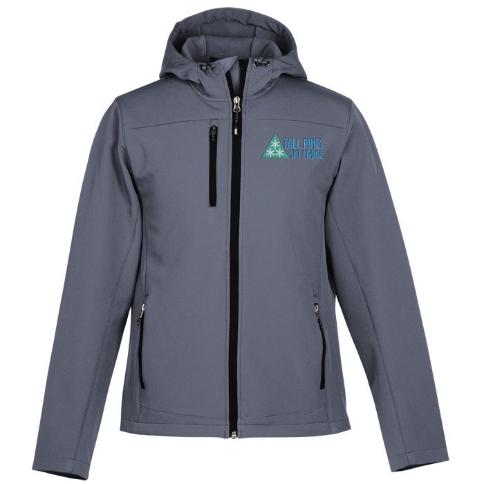 Custom Coal Harbour Essential Hooded Soft Shell Jacket - Men's