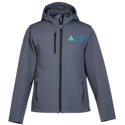 Custom Coal Harbour Essential Hooded Soft Shell Jacket - Men's