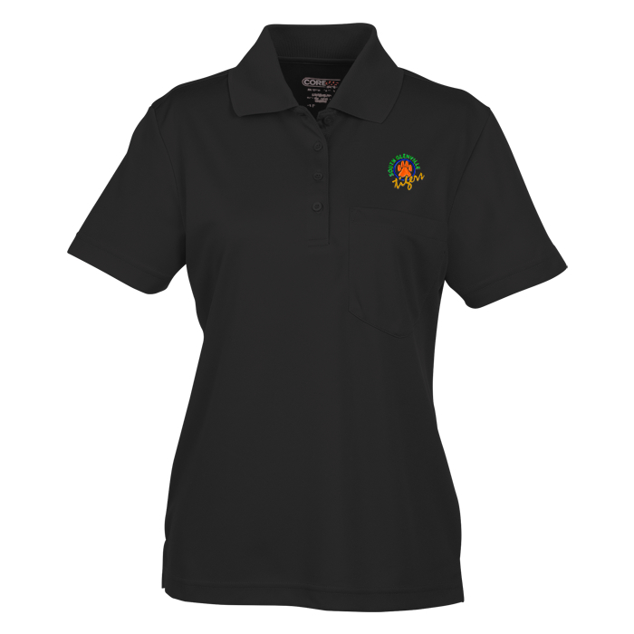 Custom Origin Performance Pique Pocket Polo - Ladies'