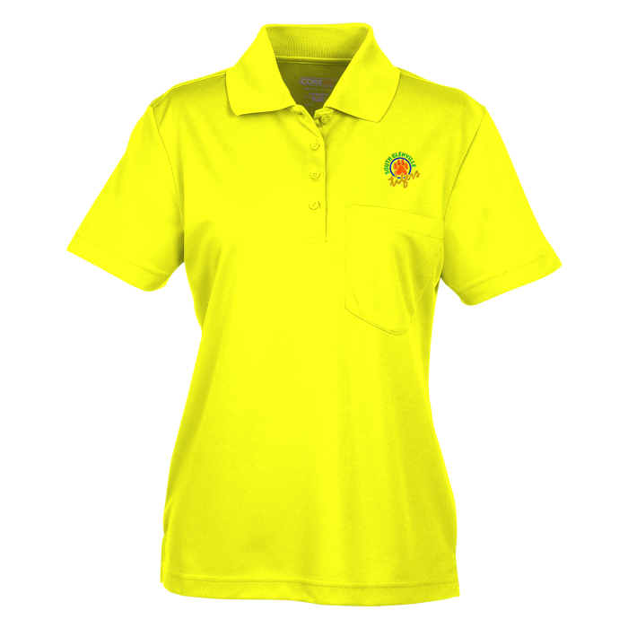 Custom Origin Performance Pique Pocket Polo - Ladies'