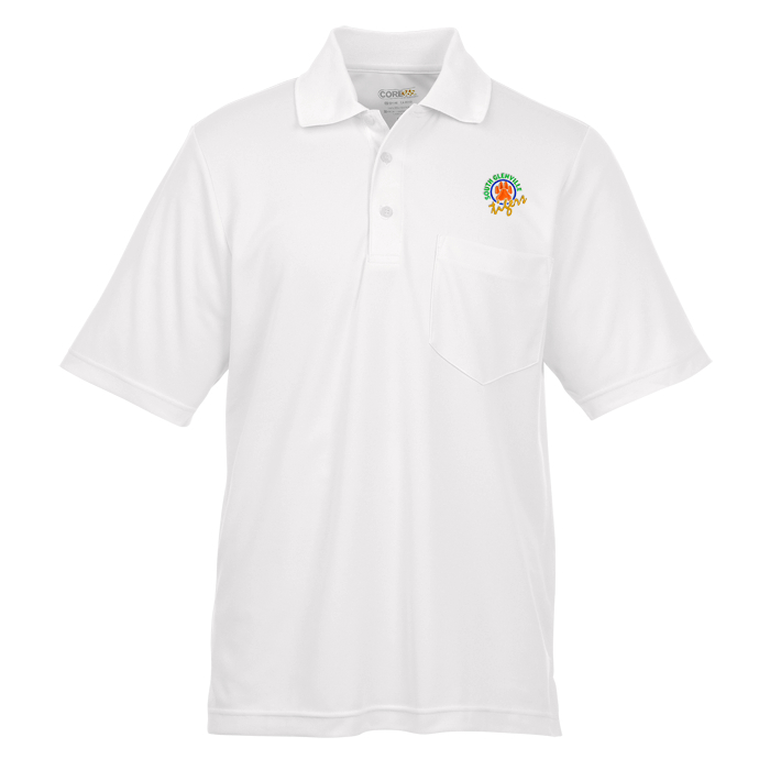 Custom Origin Performance Pique Pocket Polo - Men's
