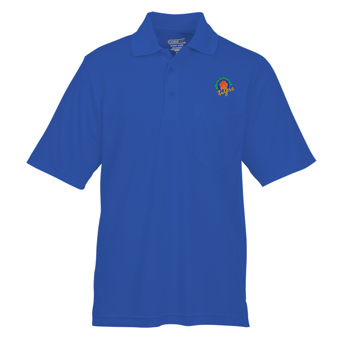 Custom Origin Performance Pique Pocket Polo - Men's