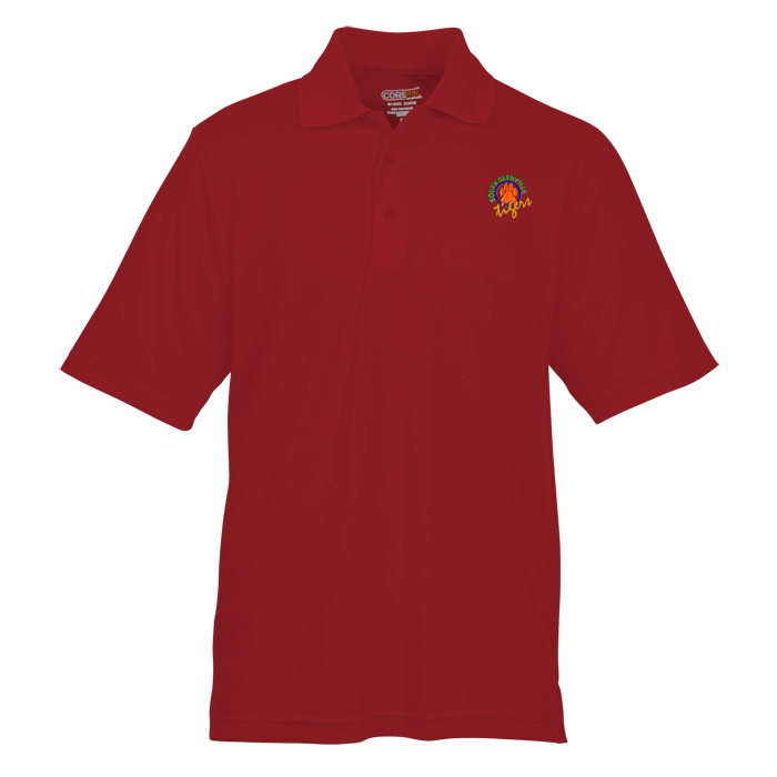 Custom Origin Performance Pique Pocket Polo - Men's