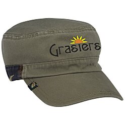 Custom Camo Panel Military Cap