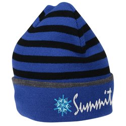 Custom Thin Stripes Cuffed Toque