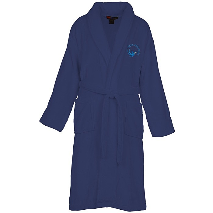 Custom Tahoe Microfleece Shawl Collar Robe