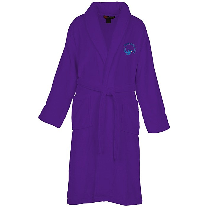 Custom Tahoe Microfleece Shawl Collar Robe