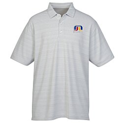 Custom Barcode Textured Polo - Men's