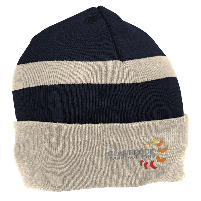 Custom Two-Tone Cuffed Toque - 24 hr