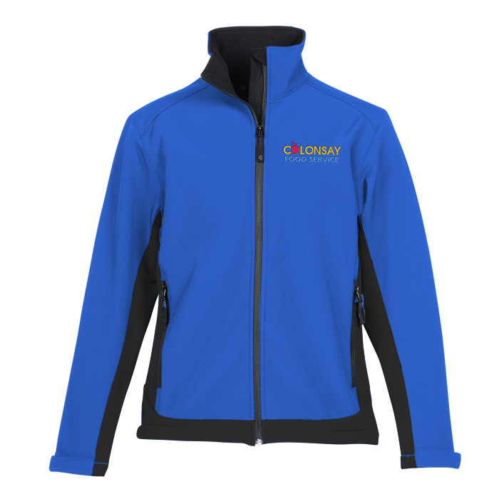 Custom Concord Colourblock Soft Shell Jacket - Men's - 24 hr