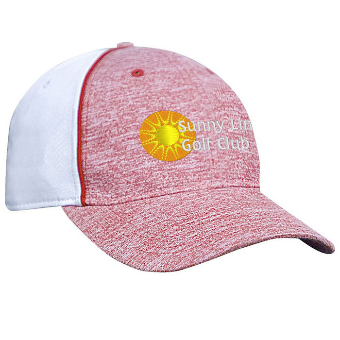 Custom Melange Front Jersey Cap