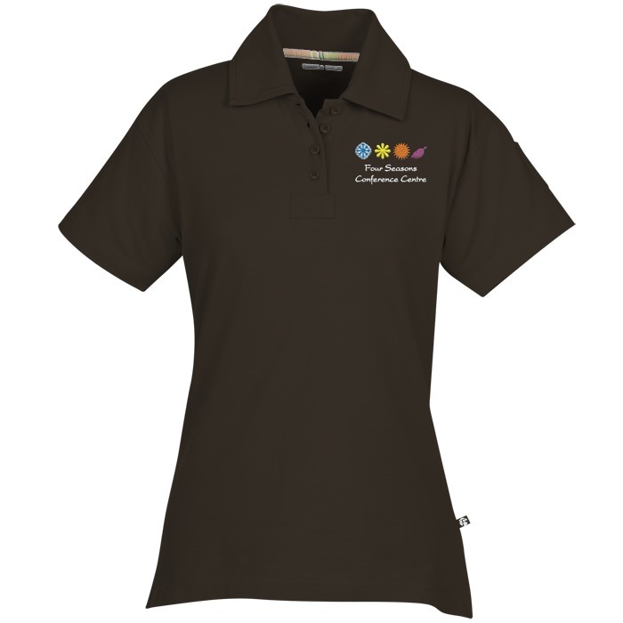 Custom Ringspun Combed Cotton Jersey Polo - Ladies' - 24 hr