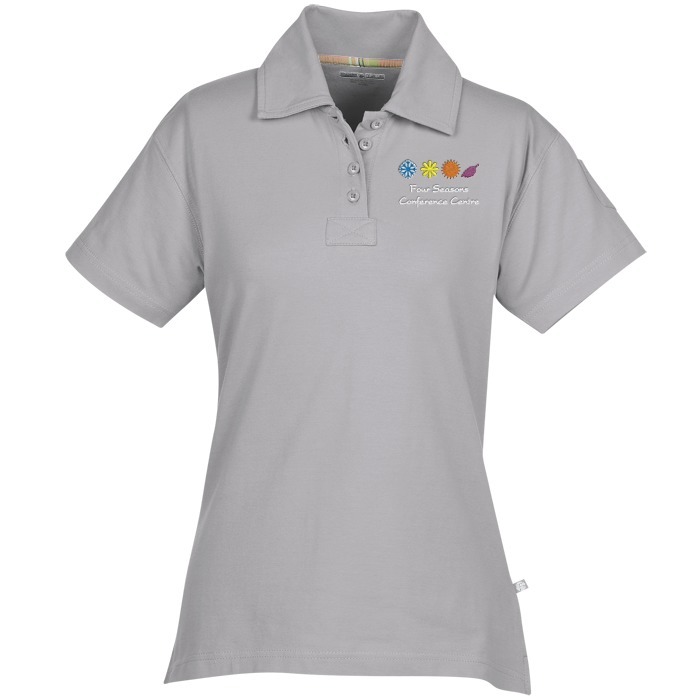 Custom Ringspun Combed Cotton Jersey Polo - Ladies' - 24 hr