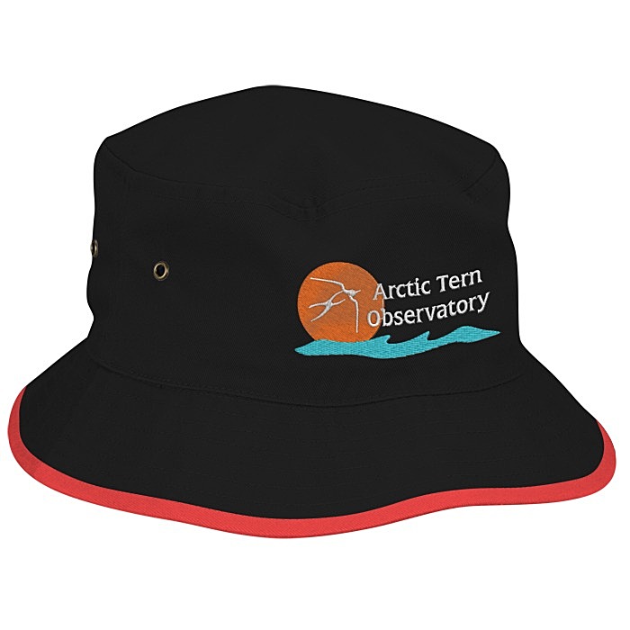 Custom Brushed Cotton Twill Bucket Hat - 24 hr