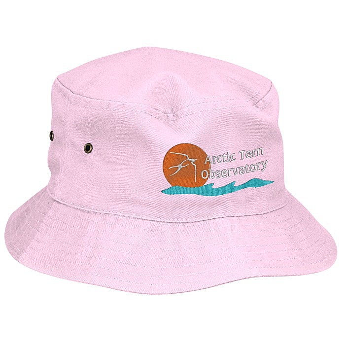 Custom Brushed Cotton Twill Bucket Hat - 24 hr