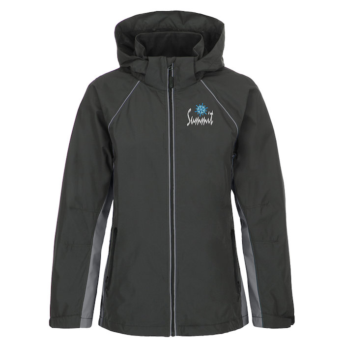 Custom Chambly Colourblock Lightweight Hooded Jacket - Ladies' - 24 hr