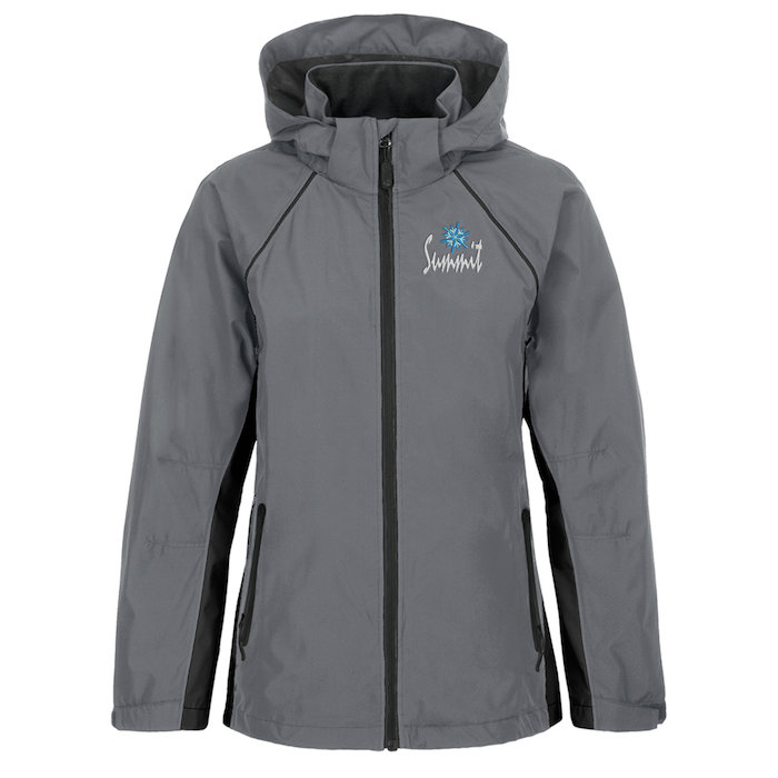 Custom Chambly Colourblock Lightweight Hooded Jacket - Ladies' - 24 hr