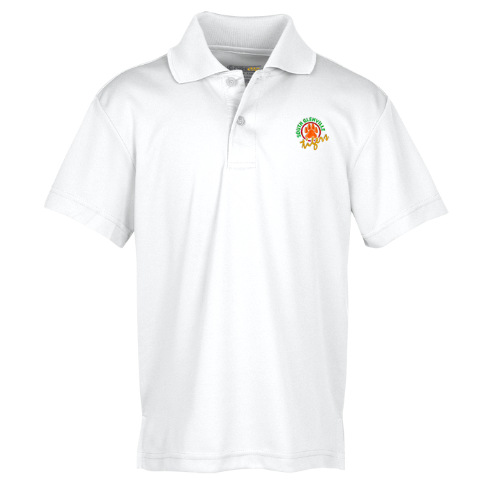 Custom Origin Performance Pique Polo - Youth