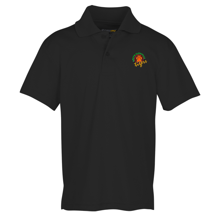 Custom Origin Performance Pique Polo - Youth