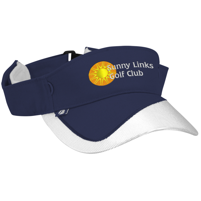 Custom Fairway Wicking Golf Visor with Tee Holder - 24 hr
