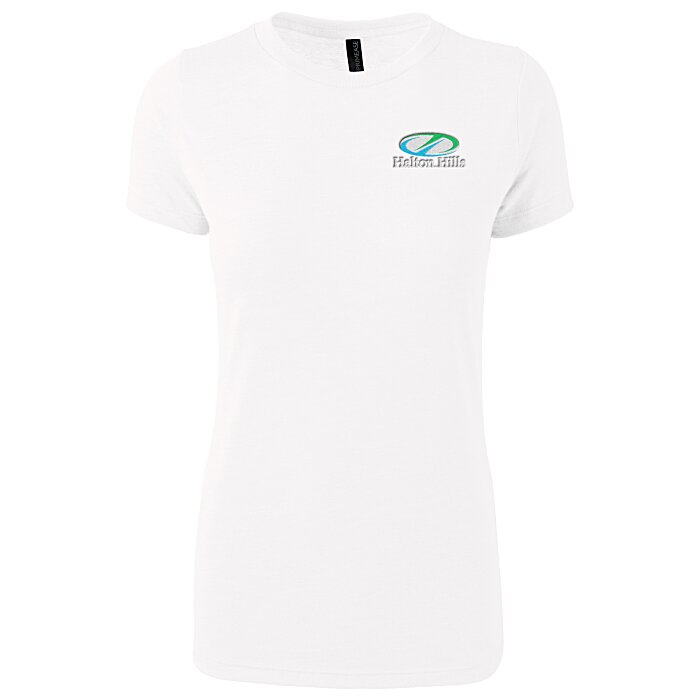 Custom Primease Tri-Blend Tee - Ladies' - Embroidered