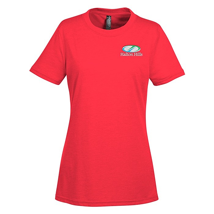 Custom Primease Tri-Blend Tee - Ladies' - Embroidered