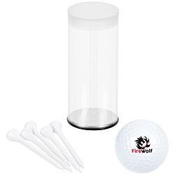 Custom Golf Ball and Tee Tube