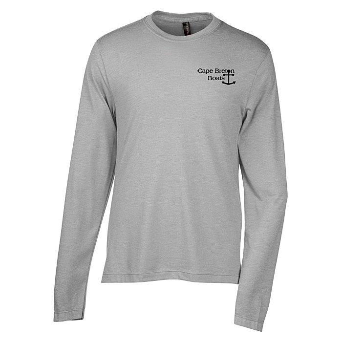 Custom Primease Tri-Blend Long Sleeve Tee - Men's - Screen