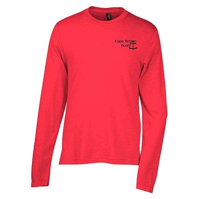 Custom Primease Tri-Blend Long Sleeve Tee - Men's - Screen