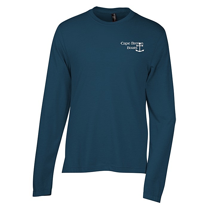 Custom Primease Tri-Blend Long Sleeve Tee - Men's - Screen
