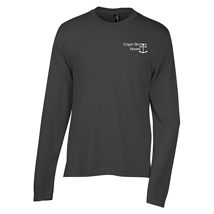 Custom Primease Tri-Blend Long Sleeve Tee - Men's - Screen