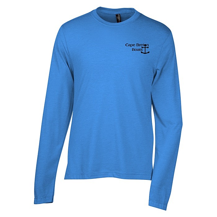 Custom Primease Tri-Blend Long Sleeve Tee - Men's - Screen