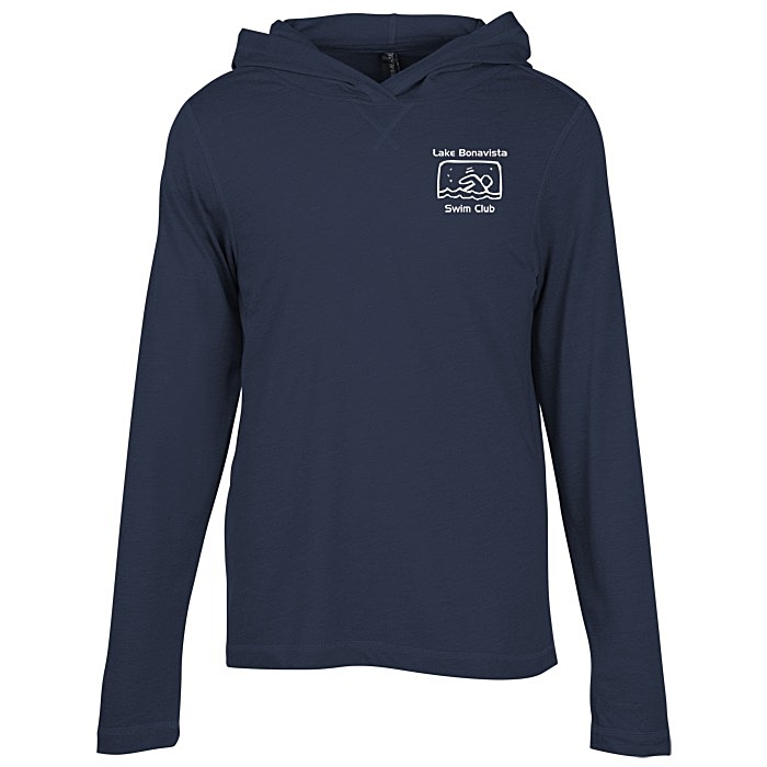 Custom Primease Tri-Blend Hooded Tee - Men's